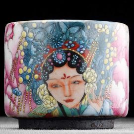 Пиала 190мл "Хуадань", керамика из Цзиндечжень (404528)-