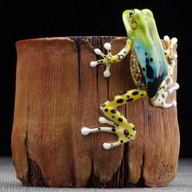 Пиала 140мл "Лягушка", мастер Цзэн Пэнчэн (54650)-