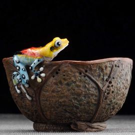 Пиала 105мл "Лягушка", мастер Цзэн Пэнчэн (54651)-