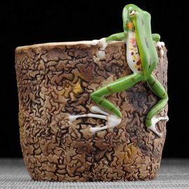 Пиала 80мл "Лягушка", мастер Цзэн Пэнчэн (54656)-