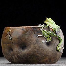 Пиала 160мл "Лягушка", мастер Цзэн Пэнчэн (54658)-