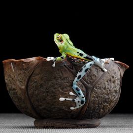 Пиала 105мл "Лягушка", мастер Цзэн Пэнчэн (54662)-