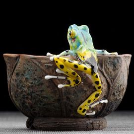 Пиала 105мл "Лягушка", мастер Цзэн Пэнчэн (54663)-