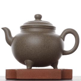 Чайник 195мл "Треножник", исинская глина, Чжу Хун (7900124)-