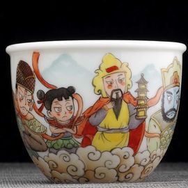 Пиала 135мл "Небесные чертоги", фарфор из Цзиндечжень (404586)-