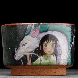 Пиала 255мл "Унесённые призраками", керамика из Цзиндечжень (404547)-