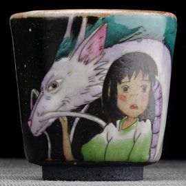 Пиала 90мл "Унесённые призраками", керамика из Цзиндечжень (404551)-