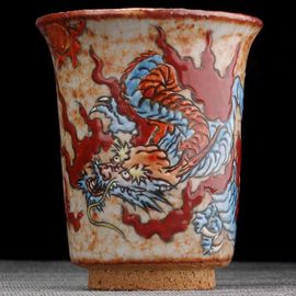 Пиала 155мл "Дракон", керамика из Цзиндечжень (404564)-