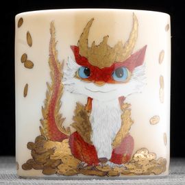 Пиала 185мл "Дракон", фарфор из Цзиндечжень (404592)-