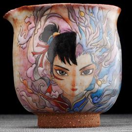 Чахай 285мл "Нэчжа", керамика из Цзиндечжень (404583)-