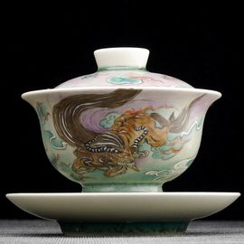 Гайвань 165мл "Существо из Шанхайцзинь", фарфор из Цзиндэчжэнь (404617)-