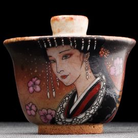 Гайвань 225мл "Красавица", керамика из Цзиндэчжэнь (404613)-