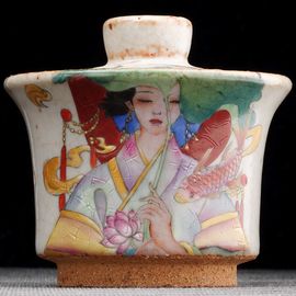 Гайвань 175мл "Красавица", керамика из Цзиндэчжэнь (404612)-