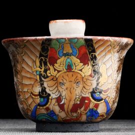 Гайвань 200мл "Ганеша", керамика из Цзиндэчжэнь (404611)-