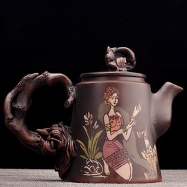 Чайник 145мл "Красавица", цзяньшуйская керамика (791308)