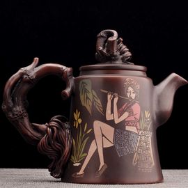 Чайник 175мл "Красавица", цзяньшуйская керамика (791314)