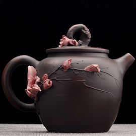 Чайник 200мл "Гунчунь - магнолия", цзяньшуйская керамика (791318)
