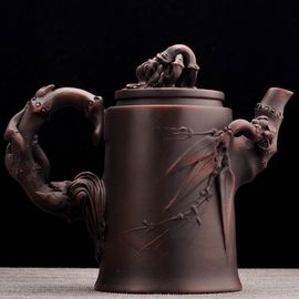 Чайник 295мл "Гунчунь - бамбук", цзяньшуйская керамика (791323)