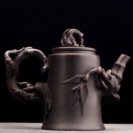 Чайник 250мл "Гунчунь - бамбук", цзяньшуйская керамика (791331)