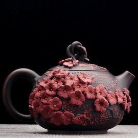 Чайник 215мл "Гунчунь - мэй хуа", цзяньшуйская керамика (791332)