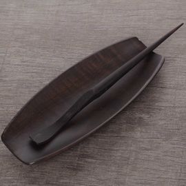 Набор из чахэ и ложечки чачи, черное дерево (82298)-