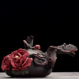 Чайник 200мл "Гунчунь - магнолия", цзяньшуйская керамика (791304)