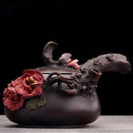 Чайник 310мл "Гунчунь - магнолия", цзяньшуйская керамика (791316)