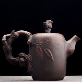 Чайник 260мл "Гунчунь - бамбук", цзяньшуйская керамика (791334)