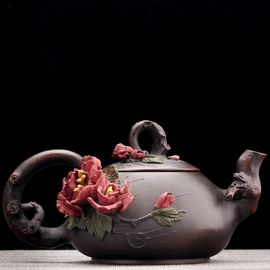 Чайник 290мл "Гунчунь - магнолия", цзяньшуйская керамика (791339)-