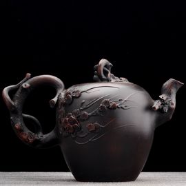 Чайник 475мл "Гунчунь - гинкго билоба", цзяньшуйская керамика (791340)
