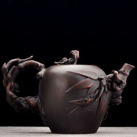 Чайник 505мл "Гунчунь - бамбук", цзяньшуйская керамика (791341)