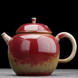 Чайник 190мл, керамика, глазурь Цзюньяо (77442)