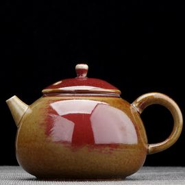 Чайник 145мл, керамика, глазурь Цзюньяо (77443)