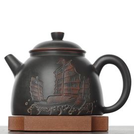Чайник 295мл "Джонка", Сюй Вэйцзин, нисинтао (781094)