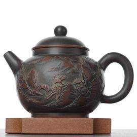 Чайник 245мл "Пейзаж", Сюй Вэйцзин, нисинтао (781124)