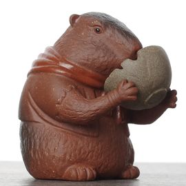 Фигурка "Бобер из Нэчжа", исинская глина (61570)-