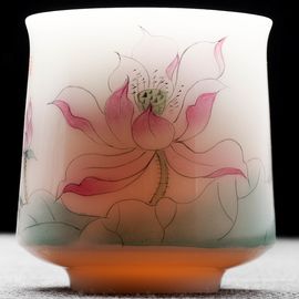 Пиала 130мл "Лотос", бинчжун фарфор (54741)-