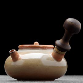 Чайник 85мл, дровяной обжиг, керамика (77436)