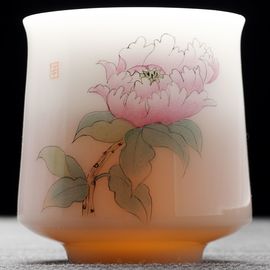 Пиала 135мл "Пион", бинчжун фарфор (54738)-