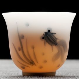 Пиала 55мл "Рыбка", сушао бинчжун фарфор (54766)-