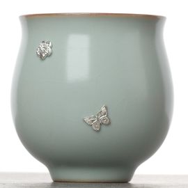 Пиала 60мл, жуяо, керамика, серебро (54750)-