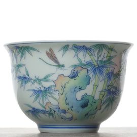 Пиала 115мл "Бамбук", фарфор, шелкография (54723)-