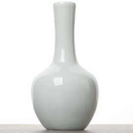 Вазочка 10,5см, фарфор, голубой селадон (94141)-