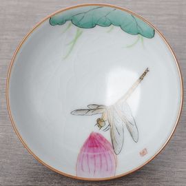 Пиала 105мл "Стрекоза", жуяо, ручная роспись (54747)-