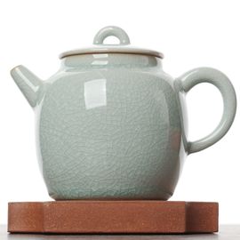 Чайник 205мл, керамика, селадон (77446)