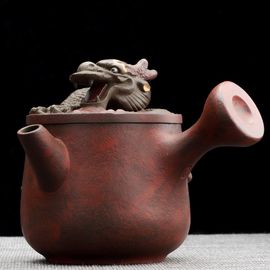 Чайник 120мл "Морской Дракон", мастер Гао Шуйбо, исинская глина (7900140)-