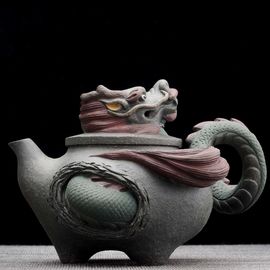 Чайник 150мл "Логово дракона", мастер Гао Шуйбо, исинская глина (7900141)-