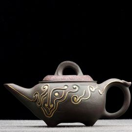 Чайник 85мл "Таотэ", мастер Гао Шуйбо, исинская глина (7900142)-