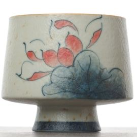 Пиала 65мл "Лотос", ручная роспись, керамика (54733)-