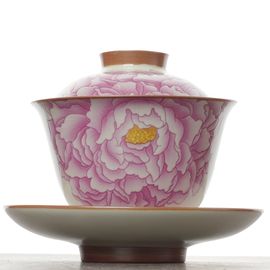 Гайвань 160мл "Пион", керамика, шелкография (500572)-